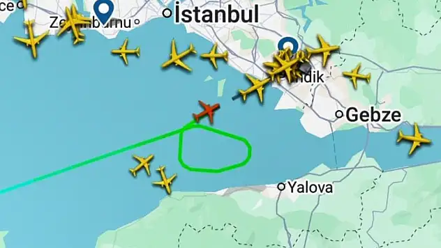 Uçaklara deprem uyarısı