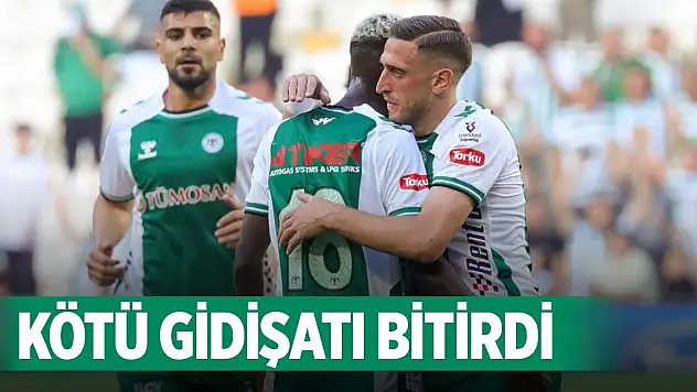 Konyaspor'dan ilaç gibi galibiyet!