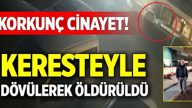 Korkunç cinayet! Keresteyle dövülerek öldürüldü