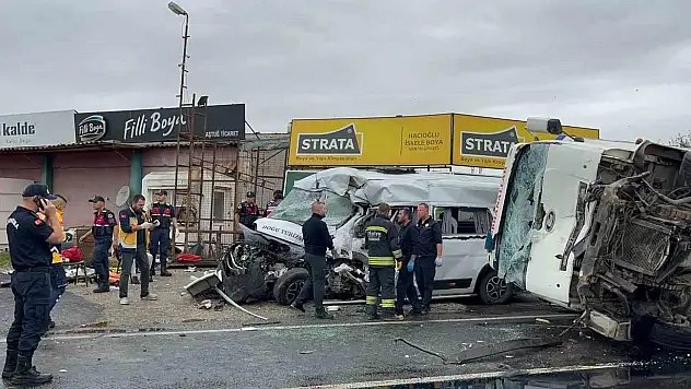 Tekirdağ'da korkunç kaza: 3 ölü, 9 yaralı