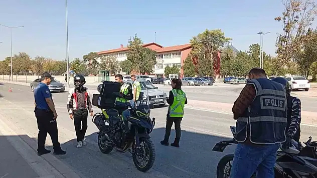 Konya'da 211 ekiple motosiklet denetimi