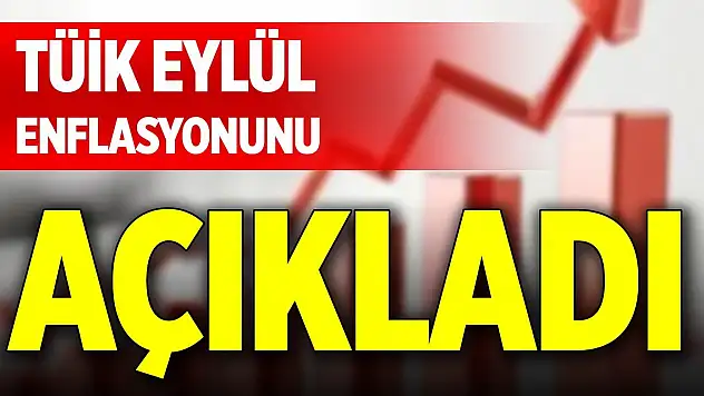 TÜİK Eylül enflasyonunu açıkladı