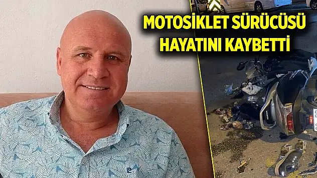 Otomobilin çarptığı motosikletin sürücüsü öldü, eşi yaralandı