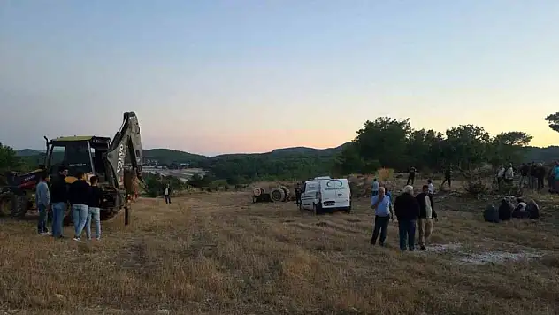 Traktör kazası can aldı! 1 ölü