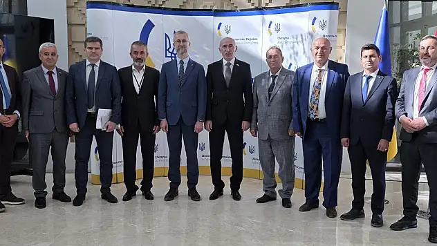 KONİAD heyetinden Ukrayna Büyükelçisi'ne ziyaret