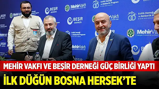 Mehir Vakfı ve Beşir Derneği güç birliği yaptı: İlk düğün Bosna Hersek'te