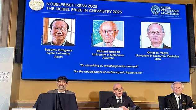 2025 Nobel Kimya Ödülü'nün sahipleri belli oldu