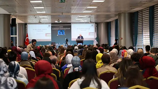 Gazze'nin Sesi, KTO Karatay Üniversitesi'nde yankılandı