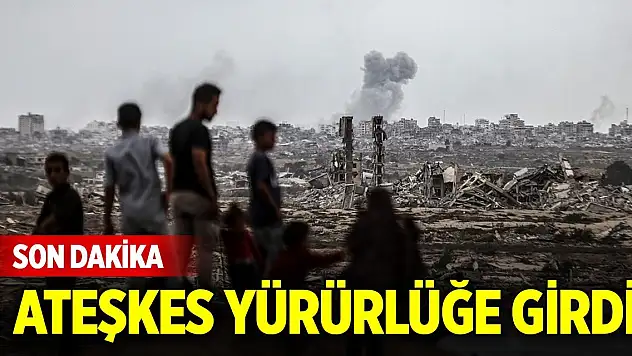 Son Dakika! Gazze'de ateşkes yürürlüğe girdi