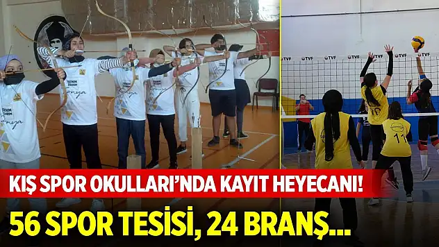 Konya'da Kış Spor Okulları'nda kayıt heyecanı!