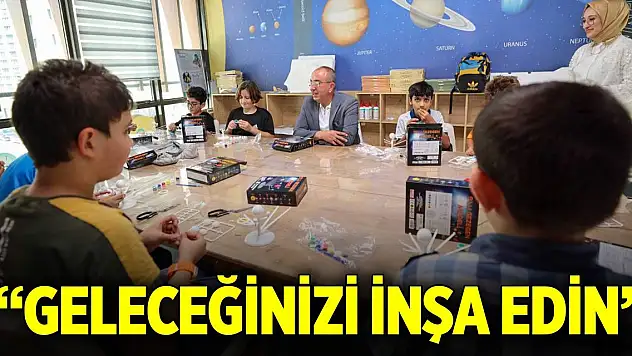 Başkan Kavuş'tan gençliğe davet: Geleceğinizi inşa edin