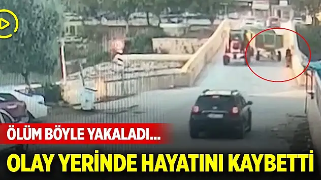 Ölüm böyle yakaladı... Olay yerinde hayatını kaybetti