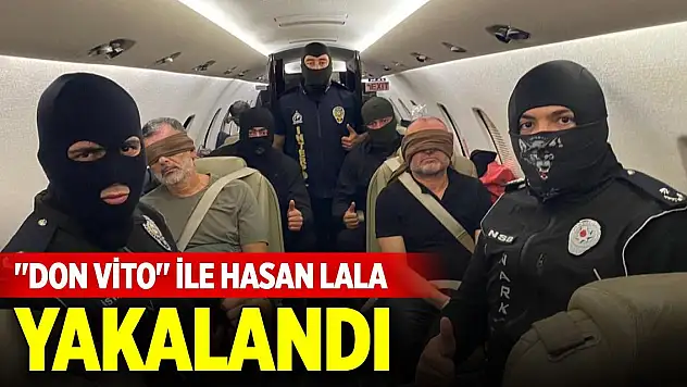 'Don Vito' ile Hasan Lala yakalanarak Türkiye'ye getirildi
