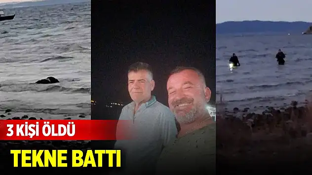 Tekne battı: 3 kişi öldü