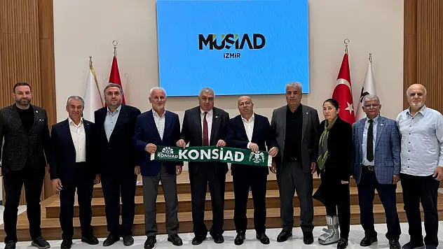 Konyalı Sanayici ve İş Adamları Derneği, İzmir MÜSİAD'ı ziyaret etti