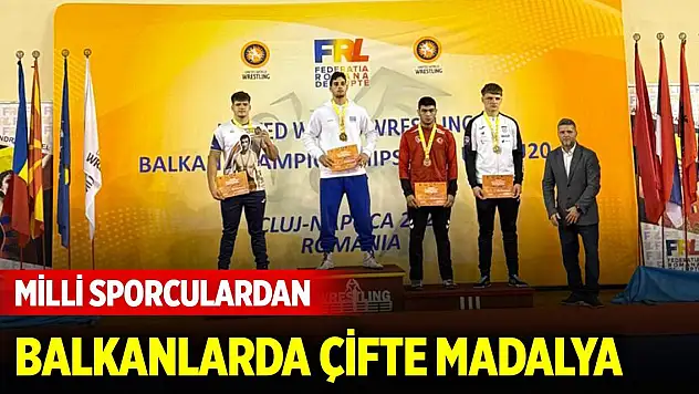 Milli Sporculardan Balkanlarda çifte madalya