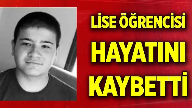 Giresun'da lise öğrencisi arkadaşlarının bakışları arasında hayatını kaybetti