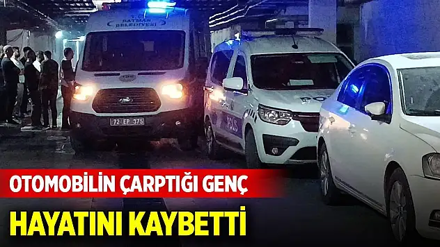 Yolun karşısına geçmek isterken... Otomobilin çarptığı genç hayatını kaybetti