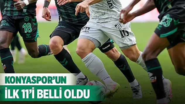 Konyaspor'un Kocaelispor karşısındaki ilk 11'i belli oldu