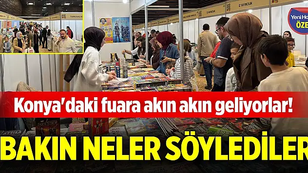 Konya'daki fuara akın akın geliyorlar! Bakın neler söylediler