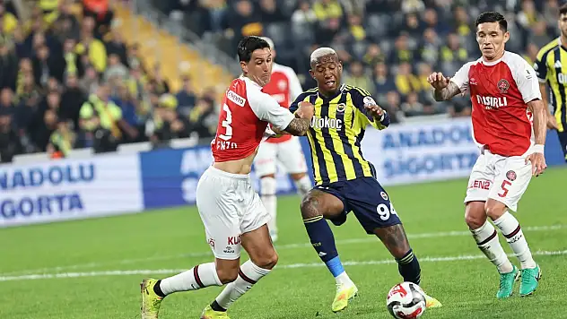 Fenerbahçe - Fatih Karagümrük'ü mağlup etti