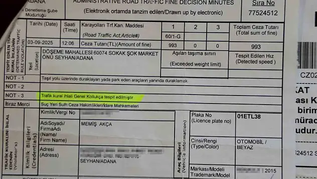 Her polis ceza yazamayacak: Emsal karar