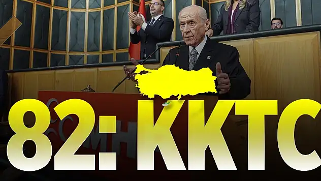 MHP Genel Başkanı Devlet Bahçeli: 81 Düzce, 82 KKTC