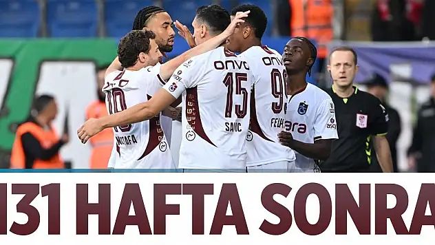 Trabzonspor 131 hafta sonra ilk peşinde