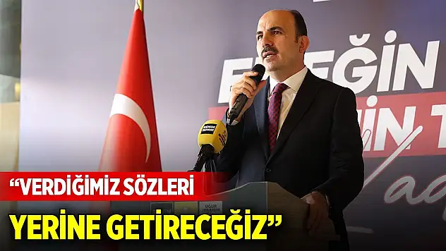 Başkan Altay: Verdiğimiz sözleri yerine getirmek için çaba sarf ediyoruz