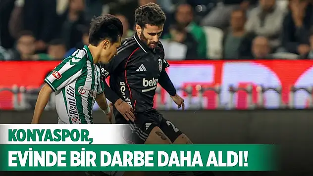 Konyaspor, evinde bir darbe daha aldı!