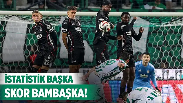 Konyaspor maçında istatistik başka, skor bambaşka!
