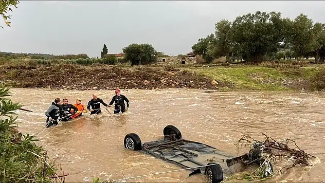 İzmir'de sel felaketi... Sele kapılan kişinin kimliği belirlendi