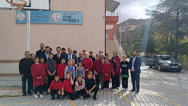 Konya'nın güneyindeki okullara ziyaret