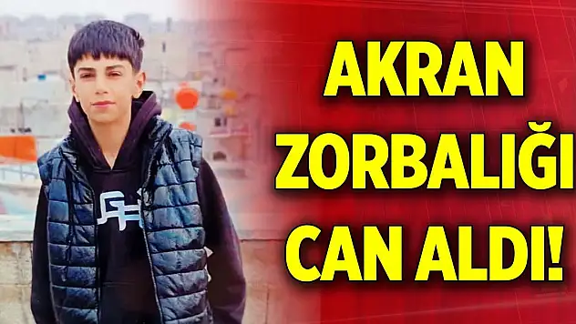 Akran zorbalığı can aldı!