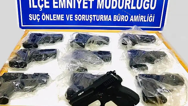 Konya'nın ilçesinde kaçak silah operasyonu