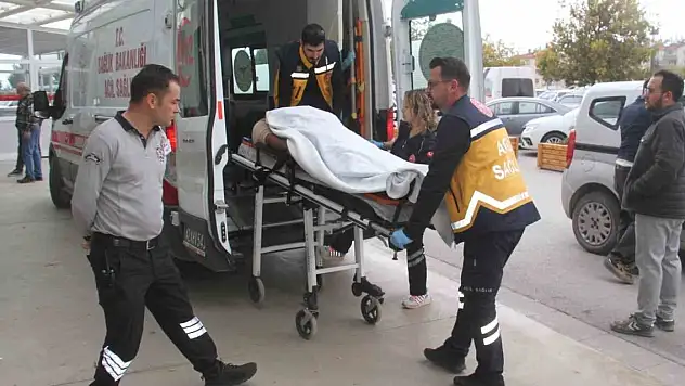 Konya'da sanayi sitesinde iş kazası! 2 buçuk metre yükseklikten düştü