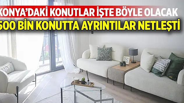 Yüzyılın Konut Projesi'nde örnek konutlar görüntülendi