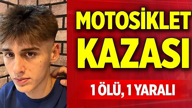 D-100'de motosiklet bariyerlere çarptı: 1 ölü 1 yaralı