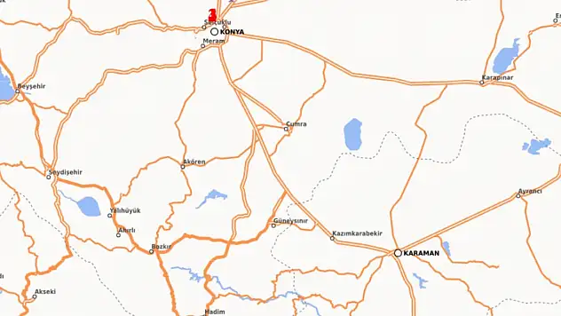 Konya'da bu yolu kullanan sürücülere uyarı geldi