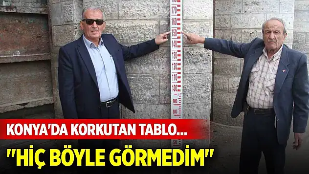 Konya'da korkutan tablo... 'Hiç böyle görmedim'