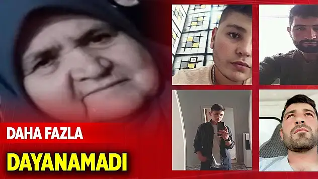 5 gün önce kazada 3 oğlu ölen anne yaşamını yitirdi