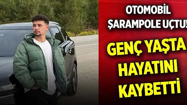 Otomobil, şarampole uçtu! Genç yaşta hayatını kaybetti