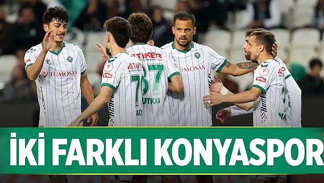 Konyaspor deplasmanda başka, evinde başka oynuyor