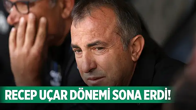 Konyaspor'da flaş karar: Recep Uçar dönemi sona erdi!