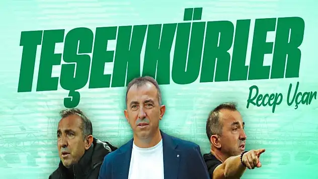 Konyaspor'da beklenen açıklama geldi: Uçar'la vedalaşıldı