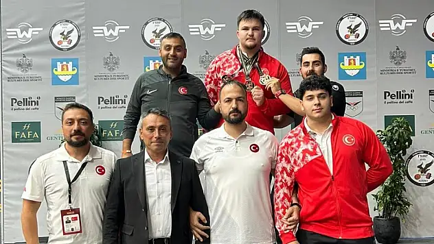 Avrupa Halter Şampiyonası'nda Selçuklu rüzgârı esti!