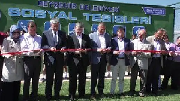 Beyşehir Belediyesi Sosyal Tesisleri'ne görkemli açılış