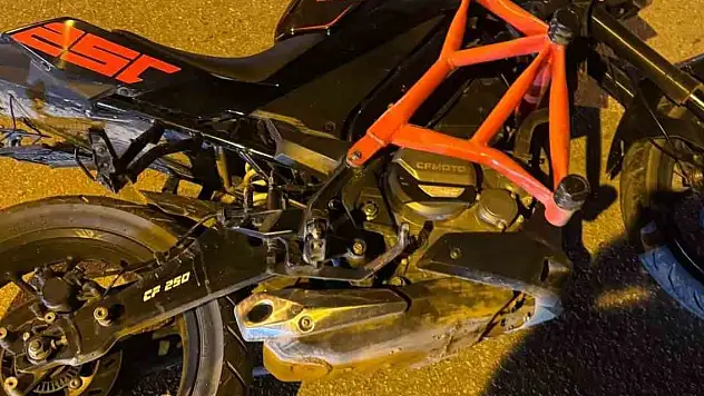 Motosiklet kazasında genç sürücü öldü