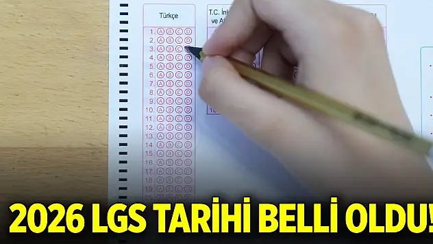 2026 LGS tarihi belli oldu!