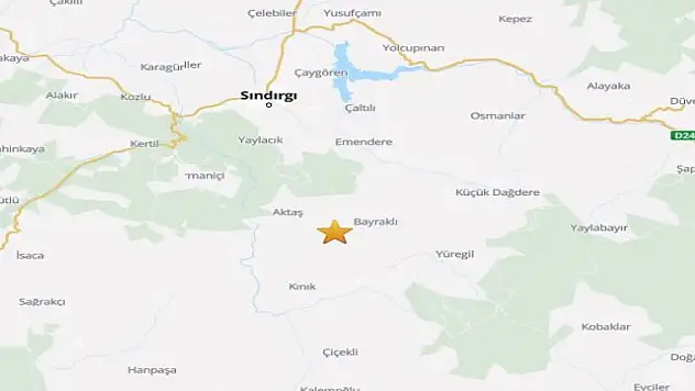 Sındırgı'da 4.2 büyüklüğünde deprem